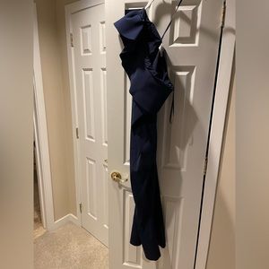 Classic Chiara Boni Navy Body-con Gown